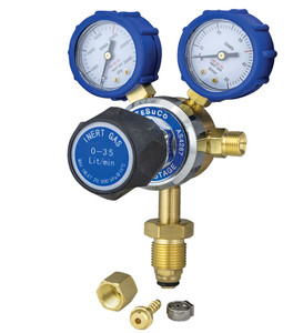 Order In - Tesuco RC1BARFG 1 Stage Bottom Entry Type 10 Flow Gauge Argon Regulator