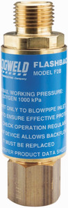 Order In - Cigweld 308854 Comet F2B Oxygen Flashback Arrestor - 5/8-18" UNF RH