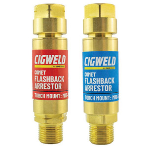 Order In - Cigweld 208518 Comet Torch End Medium Flow Flashback Arrestor Set