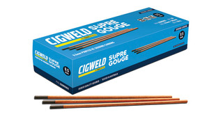 Order In - Cigweld 22035003 Supre Carbon Pointed Gouging Rods - 4.8mm - 100 Rods