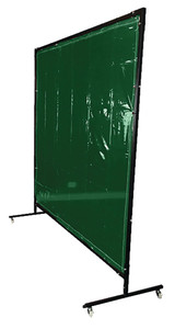 Order In - Weldclass WC-03236K Green Welding Curtain and Heavy Duty Frame Kit - 1.8 x 2m