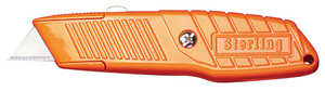 Order In - Sterling 115-1YRH Knife - Safety - Die-Cast - Retract - Yellow