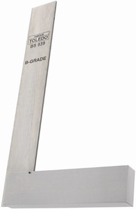 Order In - Engineer's Square - Grade B - Non Graduated - 200 mm - Stainless Steel - SSA8 - Toledo