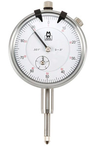 Order In - Dial Indicator - Analogue - 58 mm - 0 to 25.4 mm - 0.001" - 401 Series - MW-401-02 - Moore & Wright