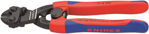 Order In - Knipex® 7112200 Bolt Cutter - Compact - Lever Action - Chrome Vanadium Steel - Slim Multi-Component Grip - with opening spring - 200 mm
