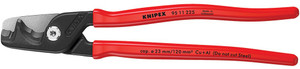 Order In - Knipex 9511225SB Cable Cutter - StepCut XL - Plastic Coated Handles - 225mm