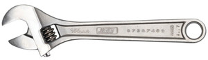 Order In - Adjustable Wrench - 19 mm Capacity - 150 mm Length - Steel Alloy - Nickel Chrome - 77/CE - JBS