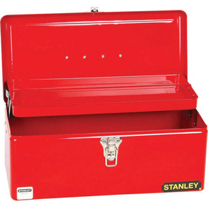 Order In - Tool Box with Cantilever Tray - Heavy-Duty - Steel - 460 x 190 x 205 mm - 92-070 - Stanley