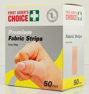 Order In - Brady 856738 FAC Strips Fabric - Premium - 25 x 72 mm - 50/Pack