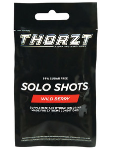 Order In - Thorzt Solo Shots - Sugar-Free Vend-Ready - Wild Berry - Pack of 5