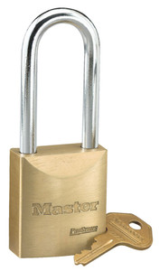 Order In - Master Lock - 6840LJK High Security Padlocks - Brass Case Stainless Steel Shank - Pro Series - 44 x 8 x 62mm