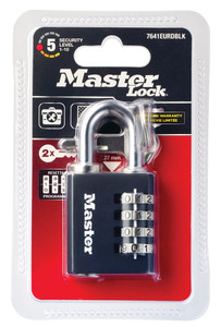 Order In - Master Lock - Padlock - Combination and Key - 40mm