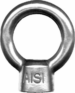 Order In - Hobson Engineering Nut Eye - Stainless Steel - 6mm