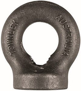 Order In - TOWNLEY Collared Eyenut - Grade 4 - Metric - Drop Forged - Black - M16