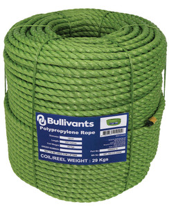 Order In - Bullivants Rope - Polyprop Film - Green - 6mm x 250m