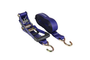 Order In - Bullivants Ratchet Tiedown - S-Hooks - Blue - 50mm x 6m