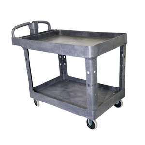 Order In - Easyroll - Heavy Duty - Utility Platform Trolley - 2 Tier - Grey - Large - 250kg