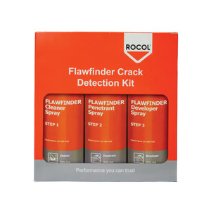 Order In - Rocol - Cleaner Spray - Flawfinder - Crack Detection Kit - 3 Part