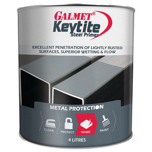 Order In - Galmet - Keytite - Steel Primer - Liquid - Grey - 4L
