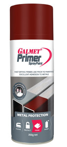 Order In - Galmet ® GSPPRA350 SprayPaint Primer Aerosol - Red - 350g