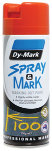 Order In - DY-MARK - Spray & Mark (Marking Out Paint) - Orange - 350g