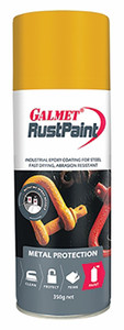 Order In - Galmet ® GRPBSA RustPaint Epoxy Enamel Aerosol - Black Satin - 350g