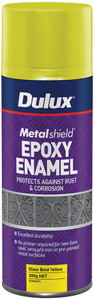 Order In - Dulux - Metalshield - Epoxy Enamel Paint - Aerosol - Gloss - Yellow - 300g