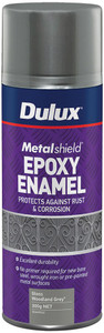 Order In - Dulux - Metalshield - Epoxy Enamel Paint - Aerosol - Gloss - Woodland Grey - 300g