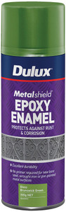 Order In - Dulux - Metalshield - Epoxy Enamel Paint - Aerosol - Gloss - Brown/Green - 300g