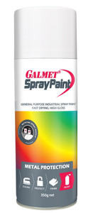 Order In - Galmet ® GSPWA350 SprayPaint Enamel Aerosol- White Gloss - 350g