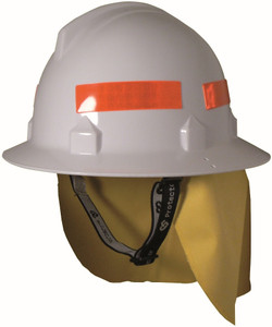 Order In - 3M - Protector HF44 Bush Fireman's Helmet - Elastic Chin Strap - HF44P:WH - White - 50 to 66 cm - AT010703307