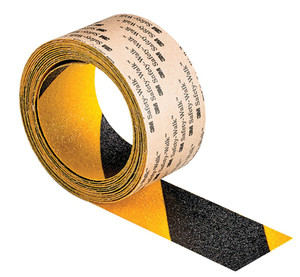 Order In - 3M™ Safety-Walk™ Slip-Resistant General Purpose Tapes and Treads 613, Black/Yellow Stripe, 50mm x 18.2m