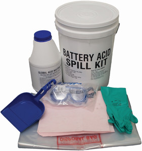 Order In - Battery Acid Spill Kit - 20 L - Pail - GBAN6 - Spill Crew