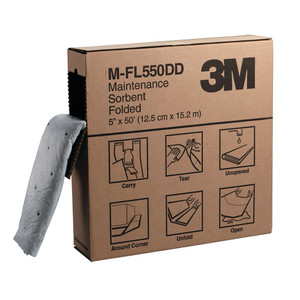 Order In - 3M™ General Purpose Sorbent Folded M-FL550DD/M-F2001/07172(AAD), Environmental Safety Product, High Capacity