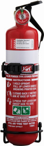 Order In - Fire Extinguisher - Dry Chemical Powder - 1 kg - 10BE - Mild Steel Cylinder - 1035 KPa - 70 x 320 mm - BE - Fireworld
