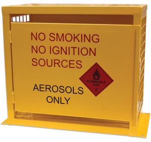 Order In - Spill Crew AEROSOL STORAGE CAGE 12-CAN STEEL