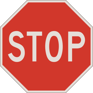 Order In - PROSAFE Traffic Sign - Stop - Metal - OCT - 600mm
