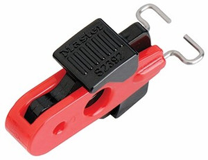 Order In - Miniature Circuit Breaker Lockout - Pin-In Toggle - Red - S2392 - Master Lock
