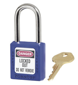 Order In - Master Lock 0410BLU Safety Lockout Padlock - Blue