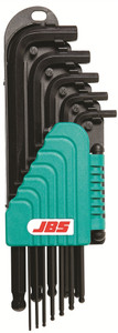Order In - 12 Piece Set Ball End Wrench Sets - Hex Keys - A/F - JBS