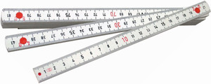 Order In - Single Sided Rule - Folding - 2000 mm - Fibre Glass - 321902 - Toledo