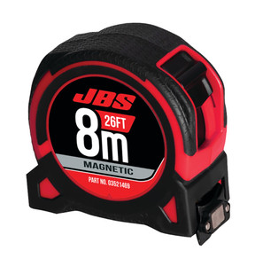 Order In - JBS Measuring Tape - Metric & Imperial - Magnetic - 8m/26&rsquo; x 25mm