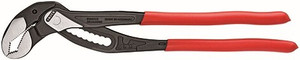 Order In - Water Pump Plier with Pipe Wrench - Box Joint - XL - Chrome Vanadium Steel - Non Slip Plastic Coated - 400 mm Length - Alligator® - Knipex