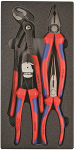 Order In - Knipex® 002001V08 Plier Set in Foam Tray - 4 Piece