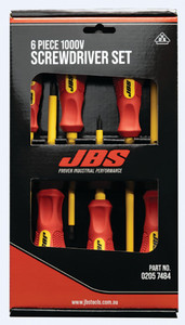 Order In - Screwdriver set insulated JBS 6 pce 1000V