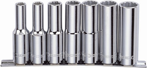 Order In - 7-Piece Deep Socket Set - Imperial - 1/2" Square Drive - SCMT14451 - Sidchrome