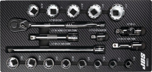 Order In - JBS BWT18110 Modpak #10 Socket Set - 1/2" DR - 19  Piece - SAE