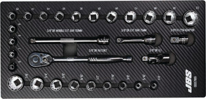 Order In - JBS BWT18120 Modpak #13 Socket Set - 3/8" DR - 29  Piece - MET