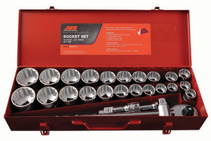 Order In - JBS SS34-26 Square Drive Socket Set - Metric & A/F - 3/4" - 26 Piece - RSM6027
