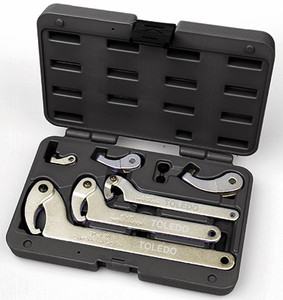 Order In - 8-Piece C-Hook Wrench Set - Adjustable - 315160 - Toledo
